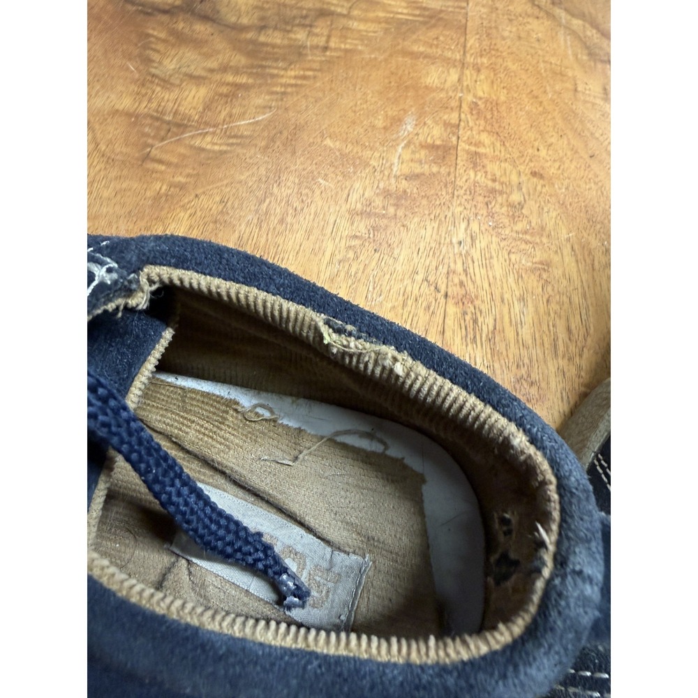 Vtg 90's Soda Women's 8 Navy Blue Chunky Platform Sneakers Grunge  Y2K Shoes - Picture 6 of 8